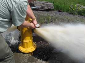 pitot tube, hydrant test